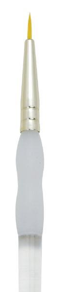 Gold Taklon Round Brush 1