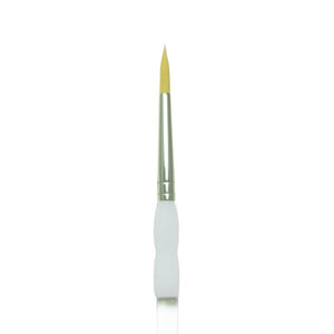 Gold Taklon Round Brush 5