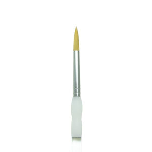 Gold Taklon Round Brush 6