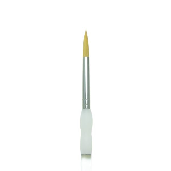 Gold Taklon Round Brush 6