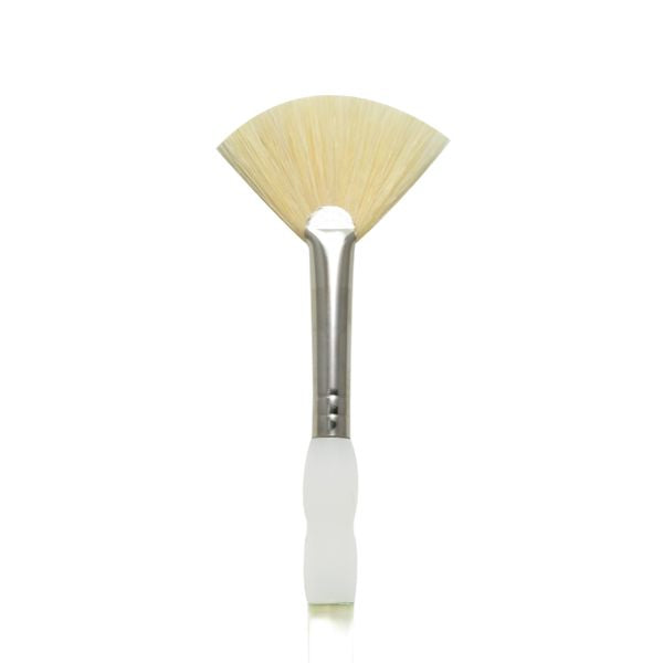 Stiff Hog Bristle Fan Brush 4