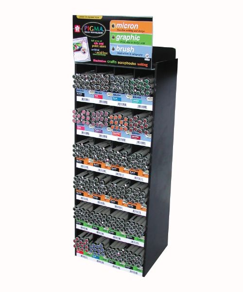 Brush and Graphic Design Pens Display
