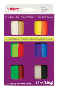 Polymer Clay 12-Color Classic Set