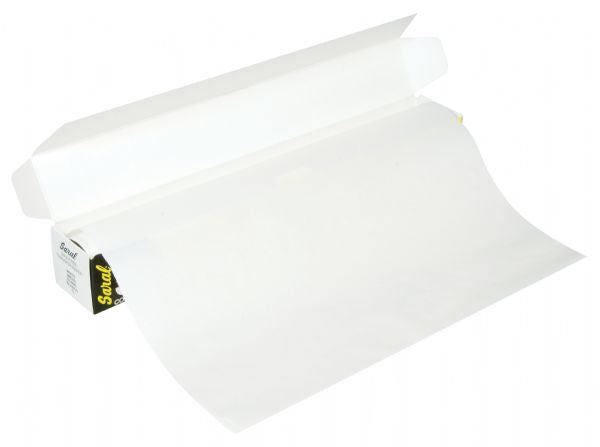 12" x 12' Wax-Free Transfer Paper Roll White