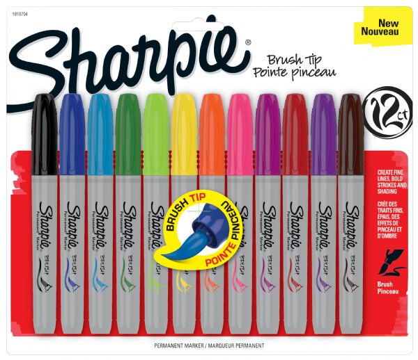 Brush Markers 12-Color Set