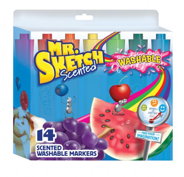 14-Color Scented Washable Marker Set