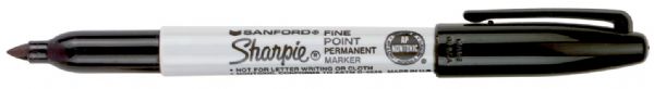 Fine Point Black Permanent Marker