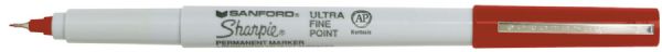 Ultra Fine Point Red Permanent Marker