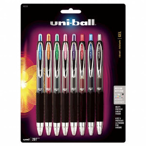 Colored Retractable Gel Pen 8-Color Set