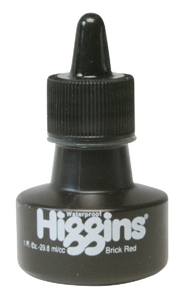 Waterproof Color Drawing Ink Red Brick