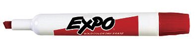 Dry-Erase Broad-Tip Marker Red
