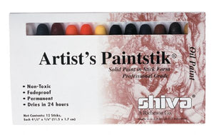 Oil Paint Artist Color 12-Piece Professional Set