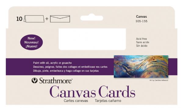 Slim Size Canvas Cards 3.75" x 9"