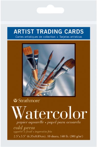 2.5" x 3.5" Cold Press Watercolor Artist Trading Cards