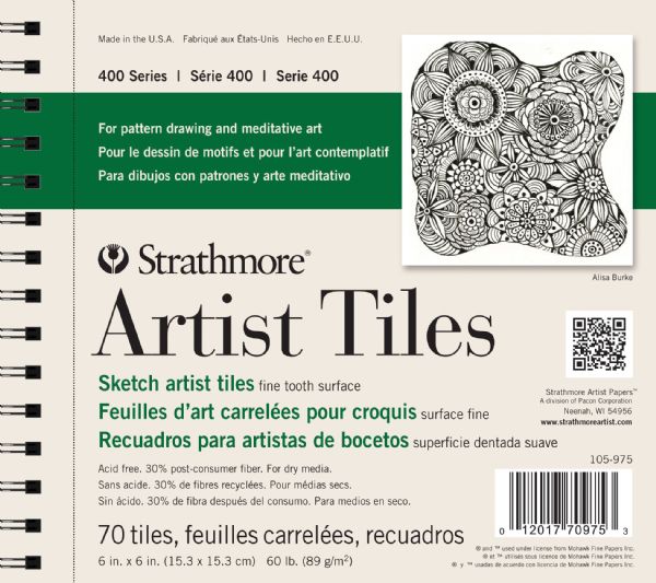 6" x 6" Sketch Artist Tiles