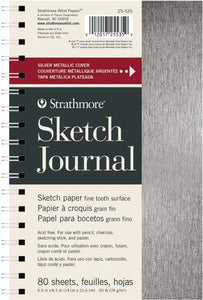 Metallic Sketch Journal 5.5&quot; x 8.5&quot;
