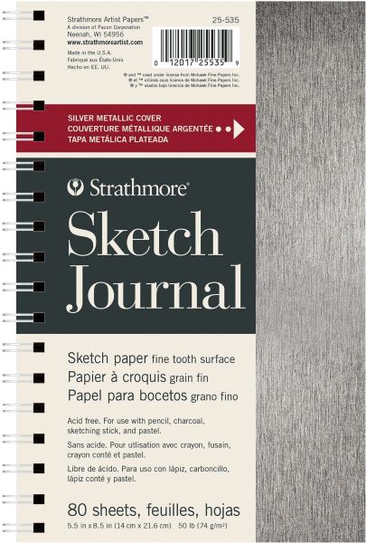 Metallic Sketch Journal 5.5" x 8.5"
