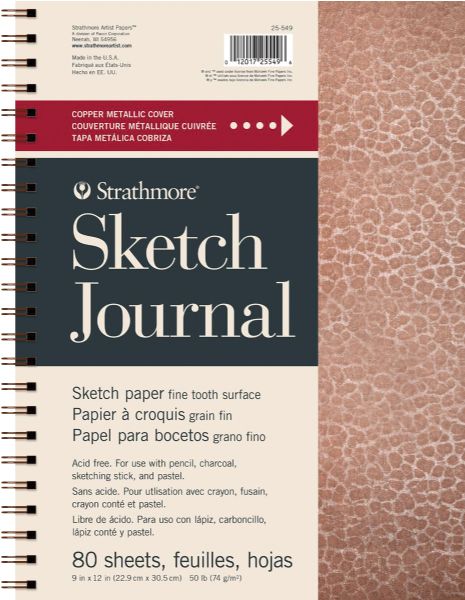 Metallic Sketch Journal 9" x 12"