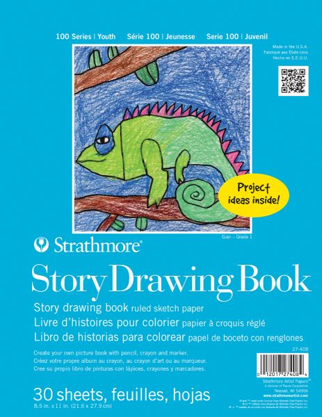 8 1/2" x 11" Wire Bound Story Drawing Book