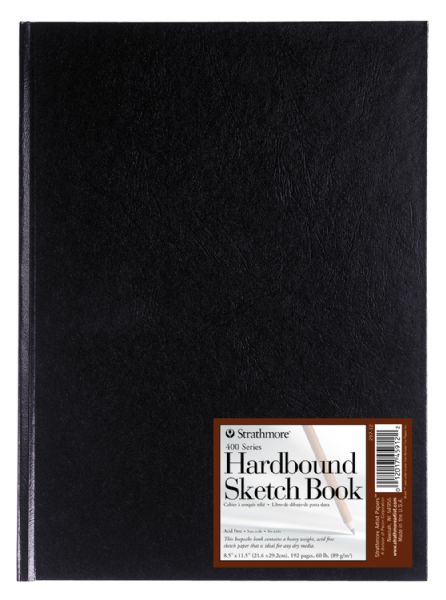 8.5 x 11.5 Hardbound Sketch Book