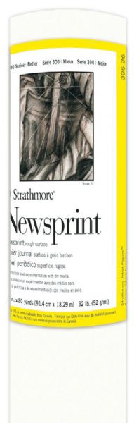 36" x 20 Yard Newsprint Paper Roll