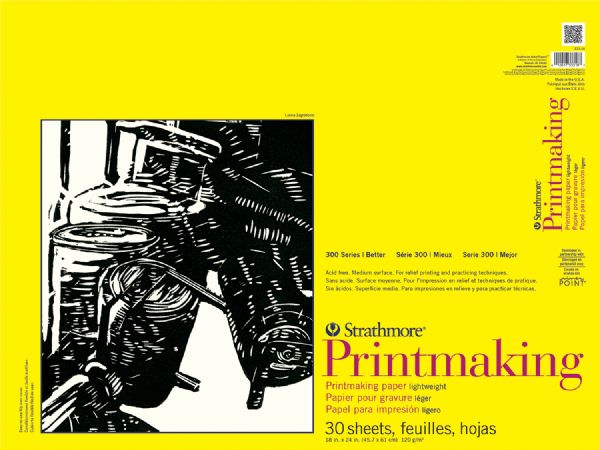 18" x 24" Lightweight Printmaking Paper Pad