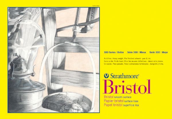 22.5" x 28.5" Smooth Surface Bristol Sheets