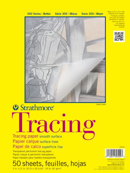 9" x 12" Tape Bound Tracing Pad