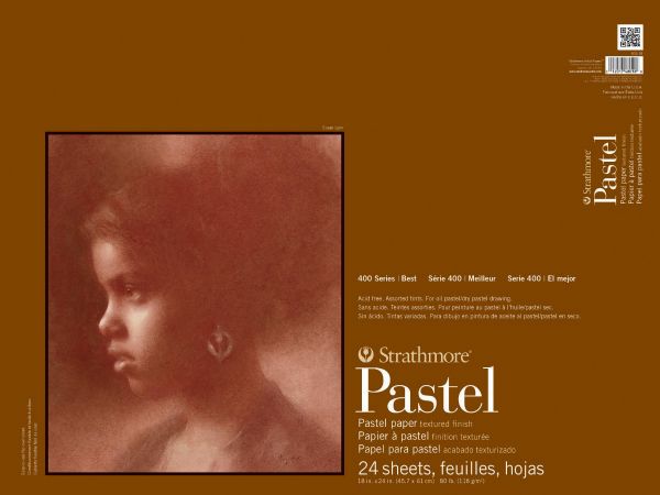 11" x 14" Assorted Colors Glue Bound Pastel Pad