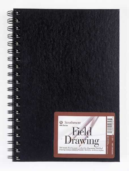 9" x 12" Cream Wire Bound Field Drawing Book