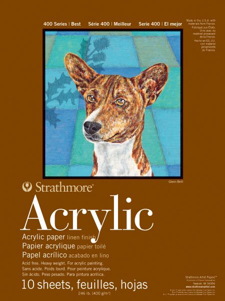 12" x 12" Glue Bound Acrylic Pad