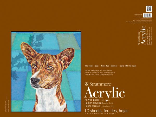 18" x 24" Glue Bound Acrylic Pad