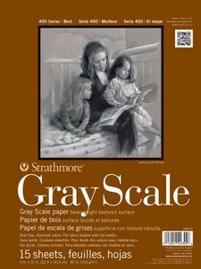 9&quot; x 12&quot; Assorted Tints Glue Bound Gray Scale Pad