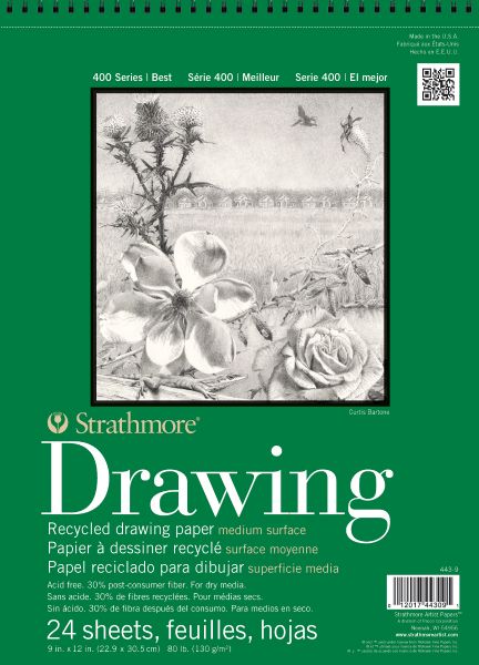 14" x 17" Wire Bound Recycled Drawing Pad