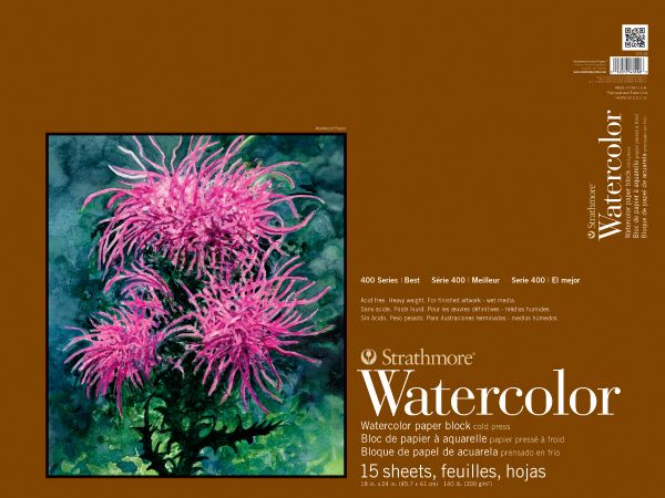 18" x 24" Cold Press Watercolor Blocks