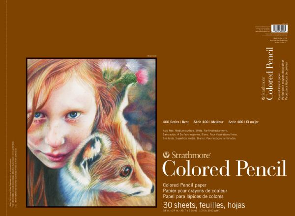 18" x 24" Wire Bound Colored Pencil Pad