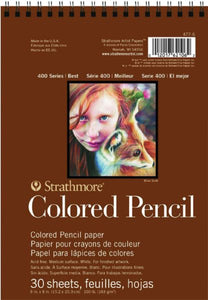 6&quot; x 8&quot; Wire Bound Colored Pencil Pad