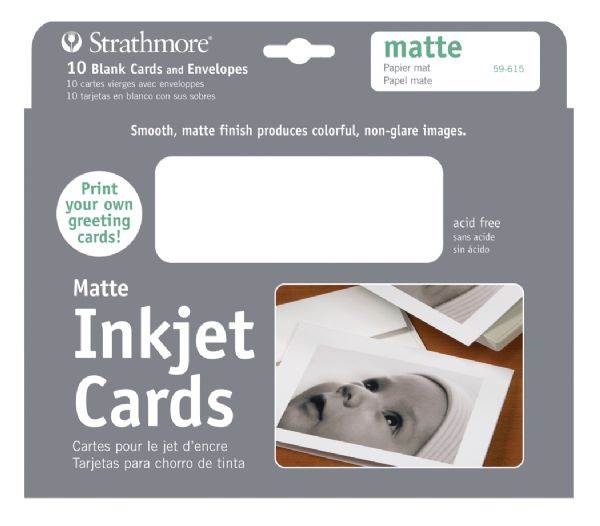 5" x 7" Matte Inkjet Cards