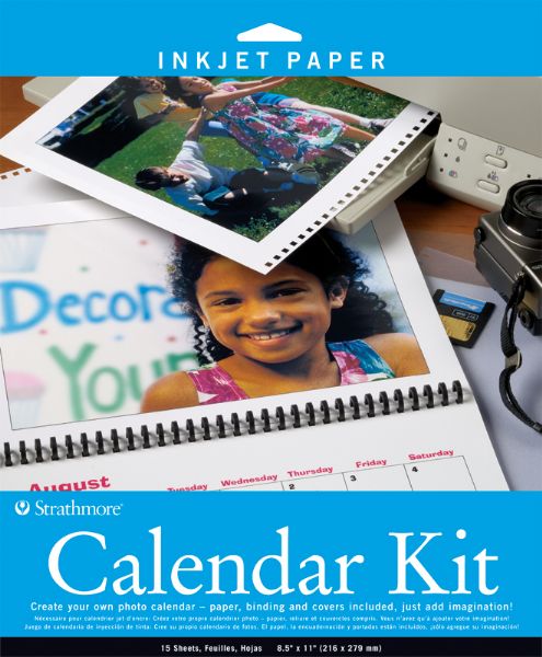 8.5" x 11" Inkjet Photo Calendar Kit