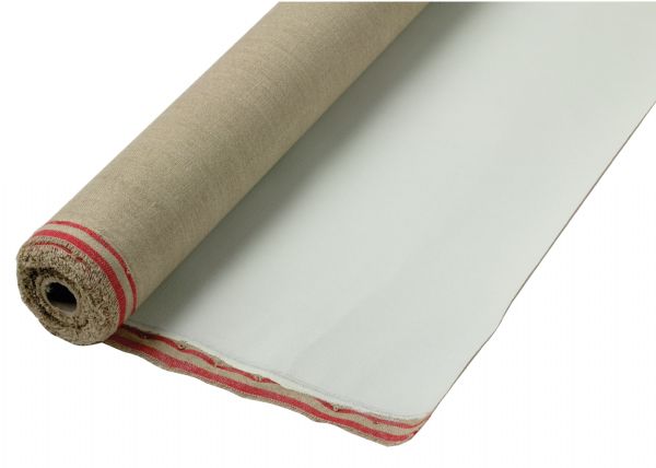54" x 30yd Unprimed Linen Canvas Roll 138 Linen Coarse