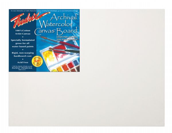 12 x 16 Archival Watercolor Canvas Board