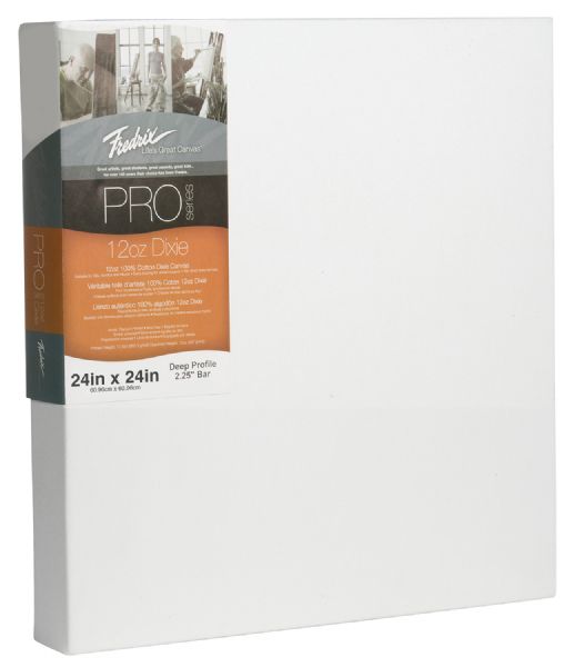 24 x 24 Stretched Canvas Deep Bar 2-1/4"