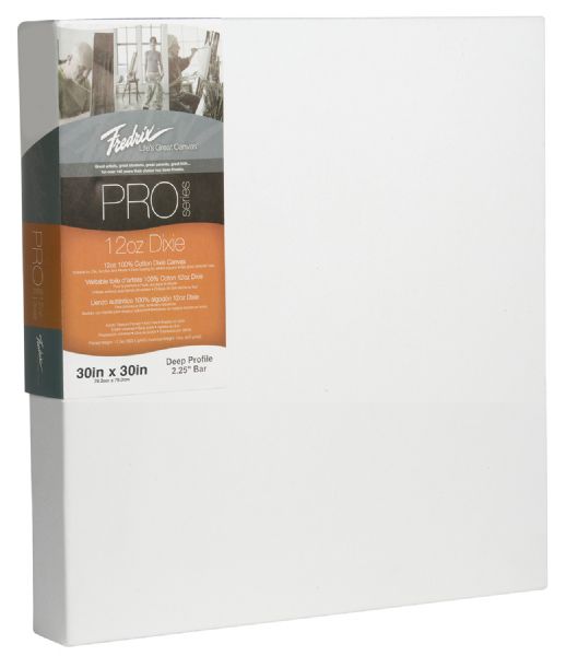 30 x 30 Stretched Canvas Deep Bar 2-1/4"