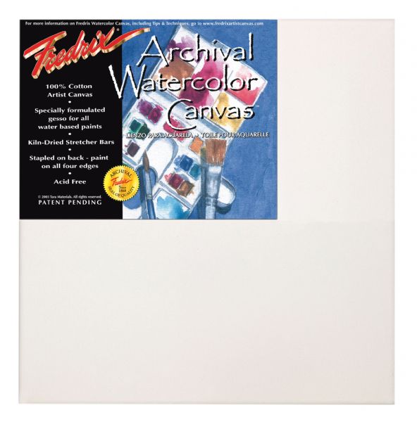 12 x 12 Watercolor Stretched Canvas