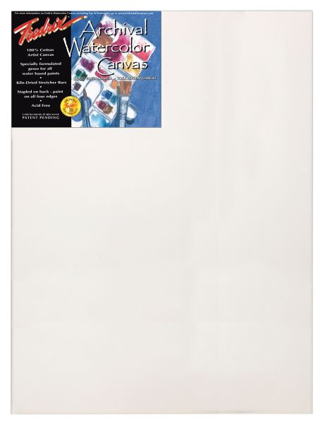 18 x 24 Watercolor Stretched Canvas