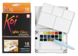 Watercolor Paint Pocket Field Sketch 18-Color Set